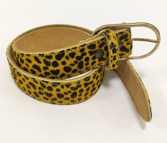 Cheetah Print Belt