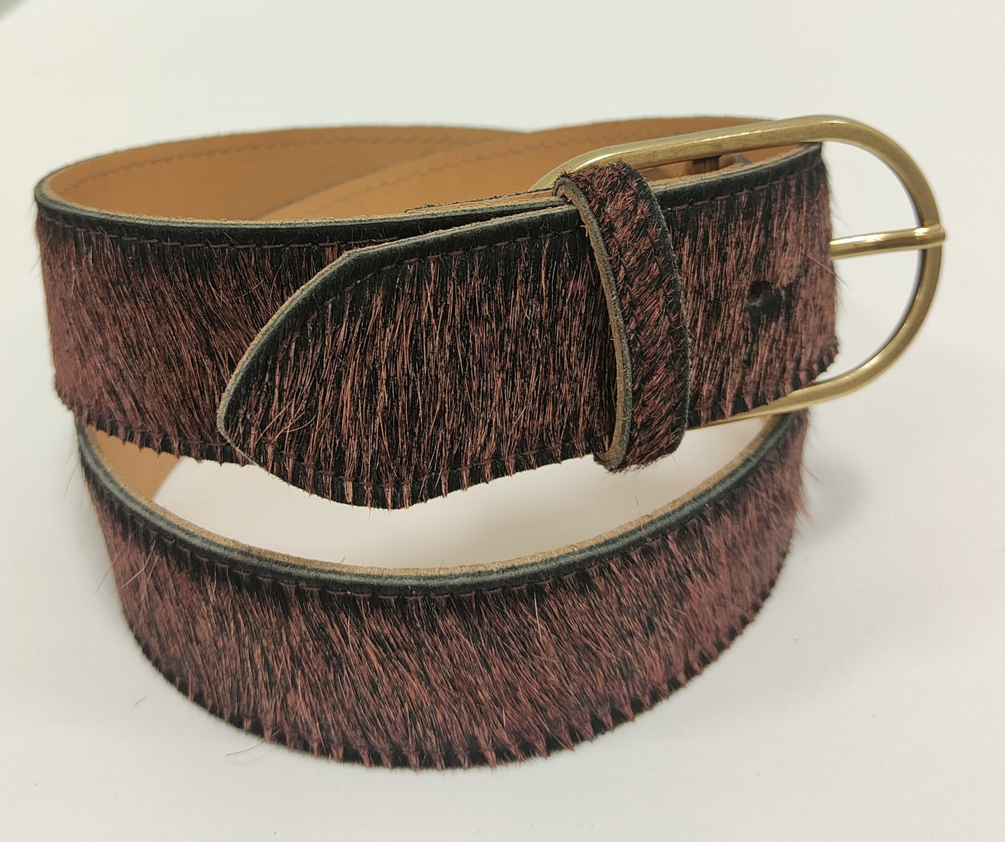 Pony hair belt